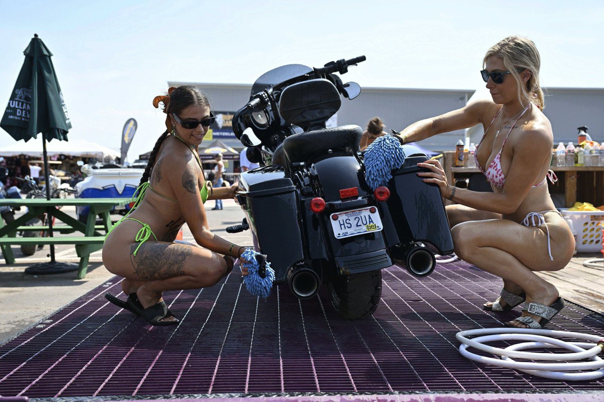 Next. Level. Clean. Hunter Detail and the International Bikini Team make sure your bike turns heads for all the right reasons.