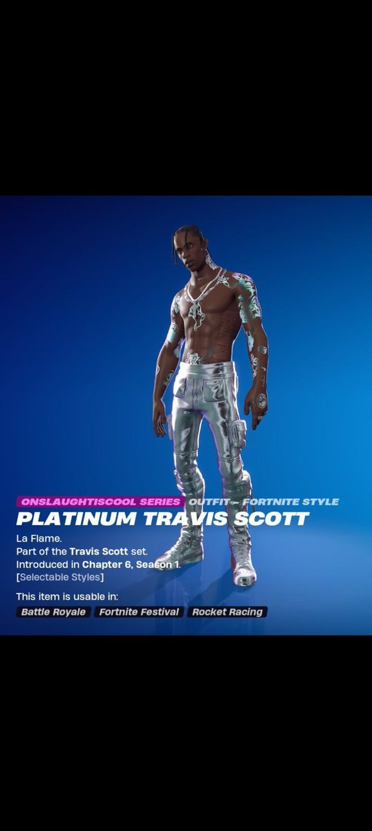 THEFUTURE_07's tweet photo. New Travis scott skin coming soon 👀 
#Fortnite https://t.co/cp39oJQIKH