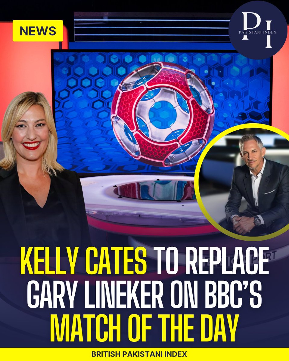 BPINewsOrg's tweet image. Kelly Cates is set to replace Gary Lineker on Match of the Day, joining a revamped presenting team with Mark Chapman &amp;amp; Gabby Logan.

Cates will leave Sky Sports for the BBC's new digital-focused format starting next season.

#MOTD #KellyCates #GaryLineker