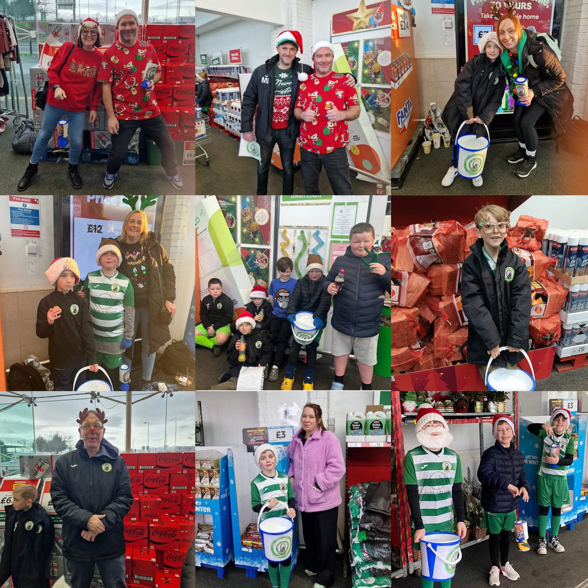 A big well done to our juniors who have been out spreading some festive cheer today and fundraising for their activities.