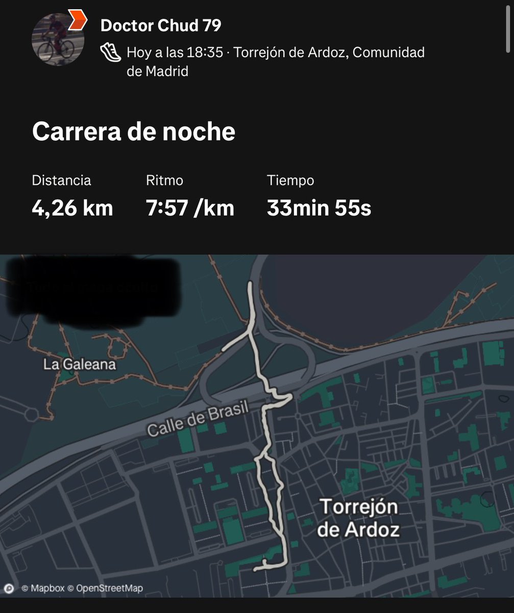 dr_mozos's tweet photo. Carrera de hoy https://t.co/n97z3TavaS