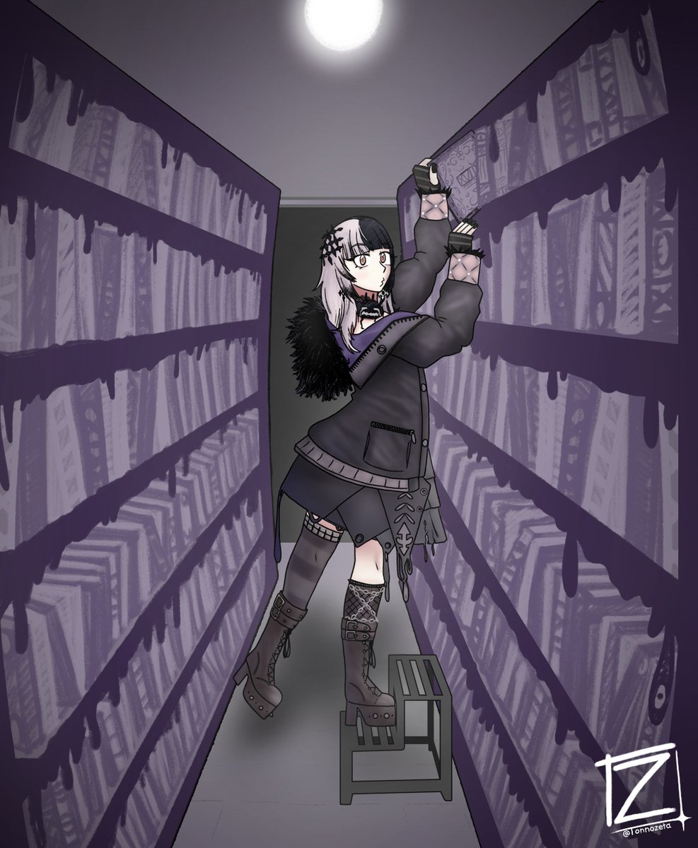 Tonnozeta's tweet photo. "Is this the book you wanted?" 
#ShiorinSketch https://t.co/4PuT1cm1Oh