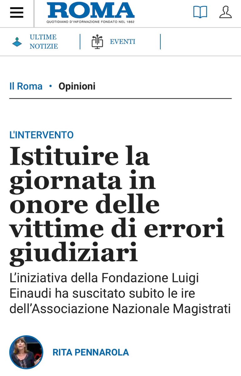 “le ire dell’#ANM” sulla ⁦<a href="/fleinaudi/">Fondazione Luigi Einaudi</a>⁩ !
Secondo voi dobbiamo preoccuparci ?

#giornatavittimeerrorigiudiziari
