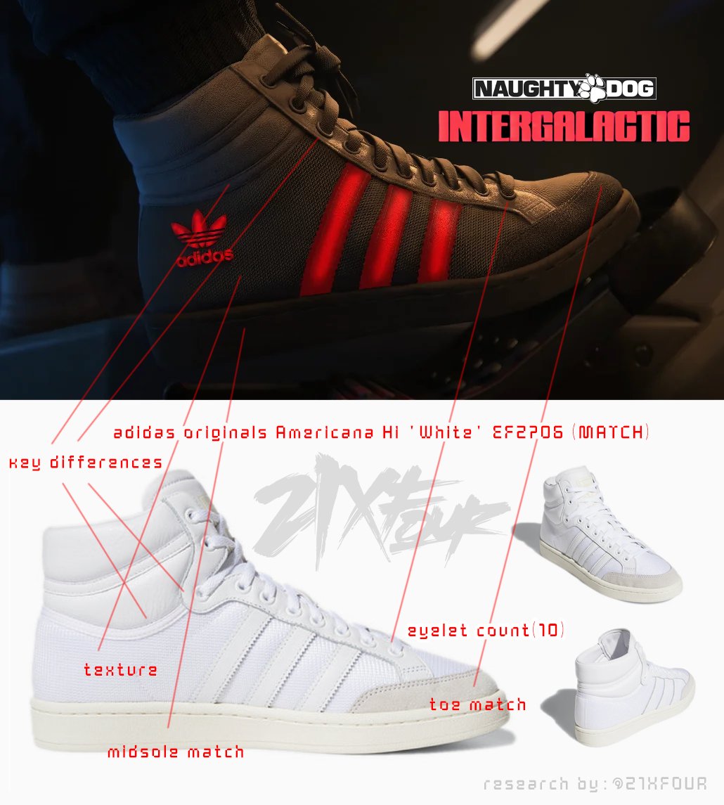 Intergalactic Adidas (Match)

This game looks absolutely incredible, and I can't wait for more info. Also, I can't stop thinking about those Adidas since I saw them...

This is the closest match I could find, with key differences being the collar height, straight eyestay, and the