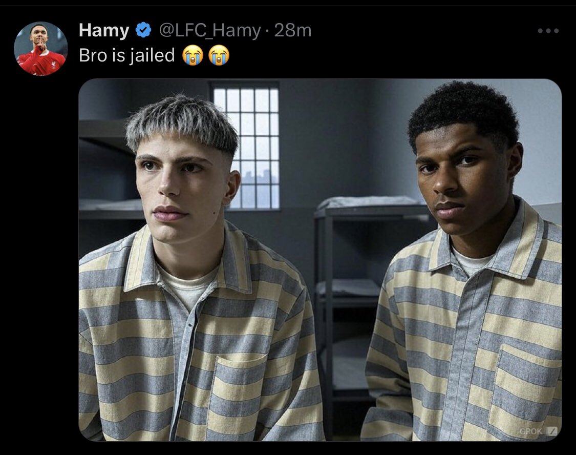 _officialfari's tweet photo. Make the two of them just go continue prison break from season 7😑 
Manchester United amad Bruno rashford Amorim pep https://t.co/I3MSSpVuAo