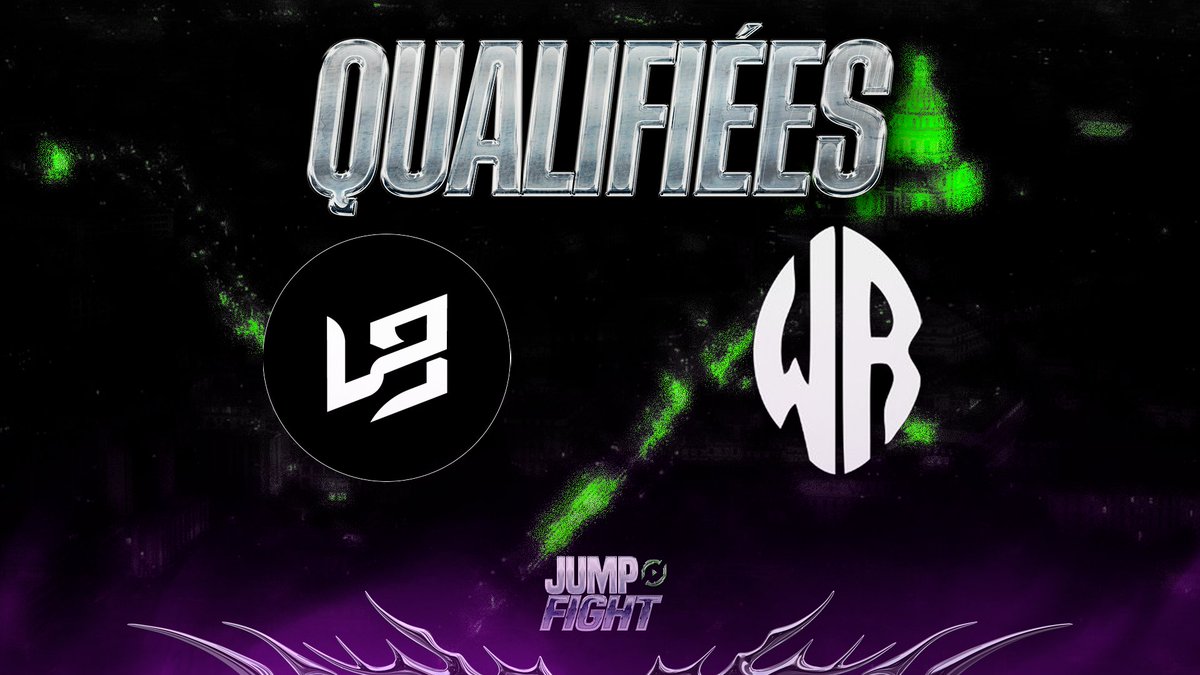 JumpShotFrance's tweet photo. Voici les deux nouvelles équipes qualifiées pour la saison régulière de JumpFight ! 🔐🏟️

👥@L8Unlimited 
👥@Gaming_Wander 

#JUMPFIGHT2025 https://t.co/tuPstzAdwp