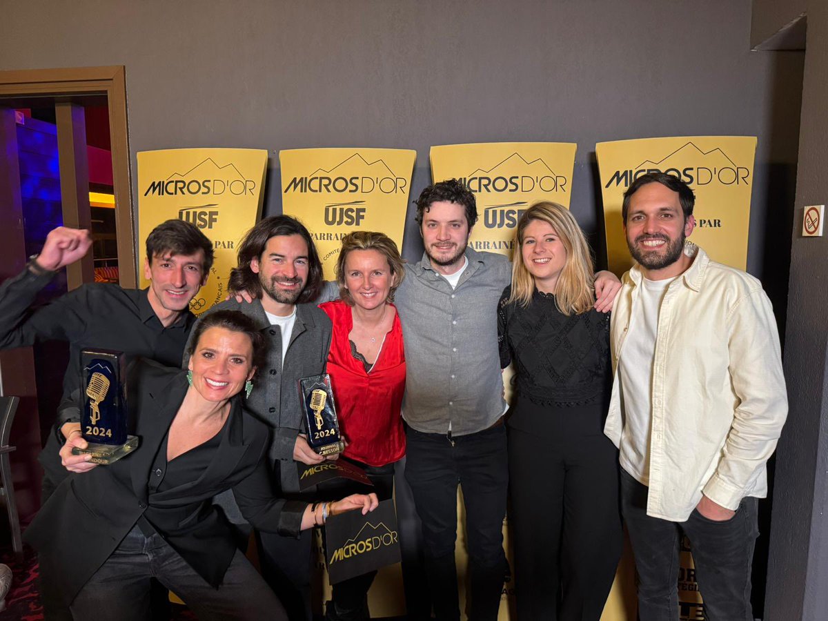 Amandine Morhaïm (@amandinemorhaim) on Twitter photo IT’S A WIN 🎙️🏆 <a href="/microsdor/">Micros d'Or</a> #MAG.
Super heureuse d’avoir porté la <a href="/MotoGP/">MotoGP™🏁</a> dans le doc « Même pas mal » et d’avoir partagé cette aventure avec <a href="/rossi0269/">louis rossi</a> ❤️🔥
Super fière de la Team Reportage de <a href="/CanalplusSport/">CANAL+ Sport</a> ac 2 Victoires ! 👏🏼
<a href="/CaroHenryOff/">Caroline Henry ☀️</a> <a href="/ThomasSenecal/">Thomas Sénécal</a> IT’S A WIN 🎙️🏆 <a href="/microsdor/">Micros d'Or</a> #MAG.
Super heureuse d’avoir porté la <a href="/MotoGP/">MotoGP™🏁</a> dans le doc « Même pas mal » et d’avoir partagé cette aventure avec <a href="/rossi0269/">louis rossi</a> ❤️🔥
Super fière de la Team Reportage de <a href="/CanalplusSport/">CANAL+ Sport</a> ac 2 Victoires ! 👏🏼
<a href="/CaroHenryOff/">Caroline Henry ☀️</a> <a href="/ThomasSenecal/">Thomas Sénécal</a>