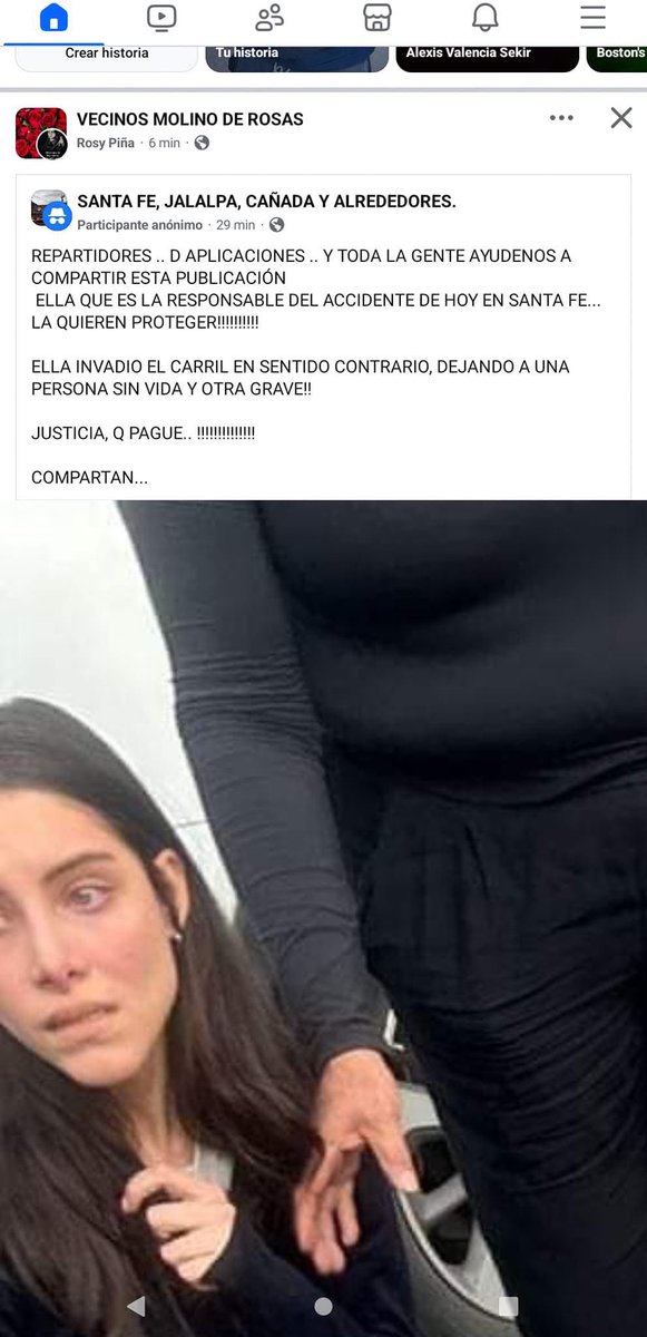 Circula esta foto en redes, es la presunta mujer que atropelló y mat0 al repartidor Diego Tadeo.

Sería bueno que circule para confirmar si es hija de un ejecutivo de @televisa como se rumora. 🧐