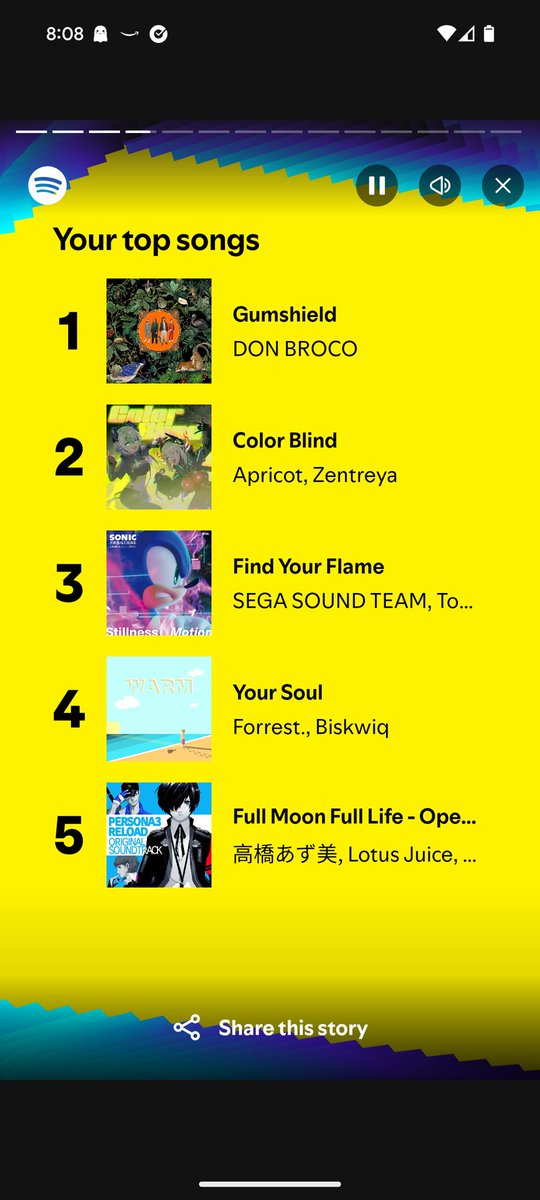fullmetaljedi7's tweet photo. My music tastes really expanded this year. Thank you @ironmouse @LichVtuber @zentreya yall make some great tunes #vshojo #SpotifyWrapped #Ironmouse #lichvtuber #zentreya https://t.co/87OLPRZhbo