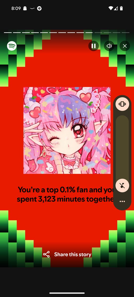 fullmetaljedi7's tweet photo. My music tastes really expanded this year. Thank you @ironmouse @LichVtuber @zentreya yall make some great tunes #vshojo #SpotifyWrapped #Ironmouse #lichvtuber #zentreya https://t.co/87OLPRZhbo