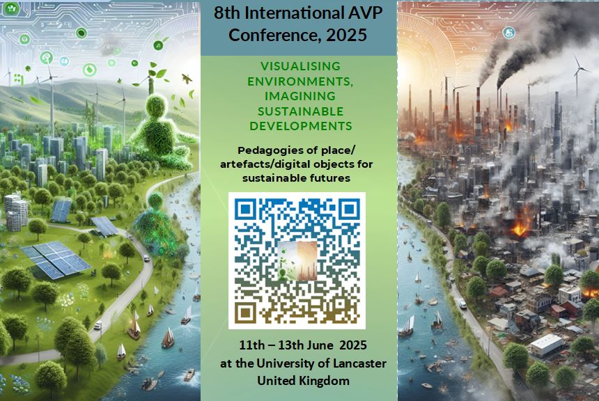 🌟 CALL FOR PAPERS IS OPEN! 🌟
Submit your abstract: shorturl.at/iSAuJ 

#VisualPedagogy
#SustainableFutures
#VisualResearch
#ArtfulEducation
#MultimodalLearning
#DigitalPedagogy
#SustainabilityInEducation
#EnvironmentalArt
#PlaceBasedLearning
#CreativeResearch