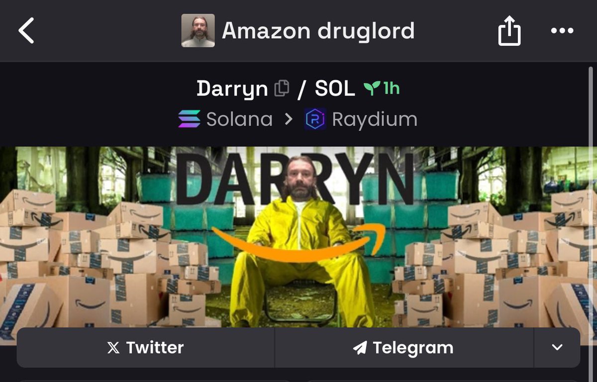 solana_Trenchin's tweet photo. @DotComParker $DARRYN free him 

CBcpY1zVtc25cYuN8gnw9DMcDHSTTm27BK1RP2MeJVHP https://t.co/27XV0smALb