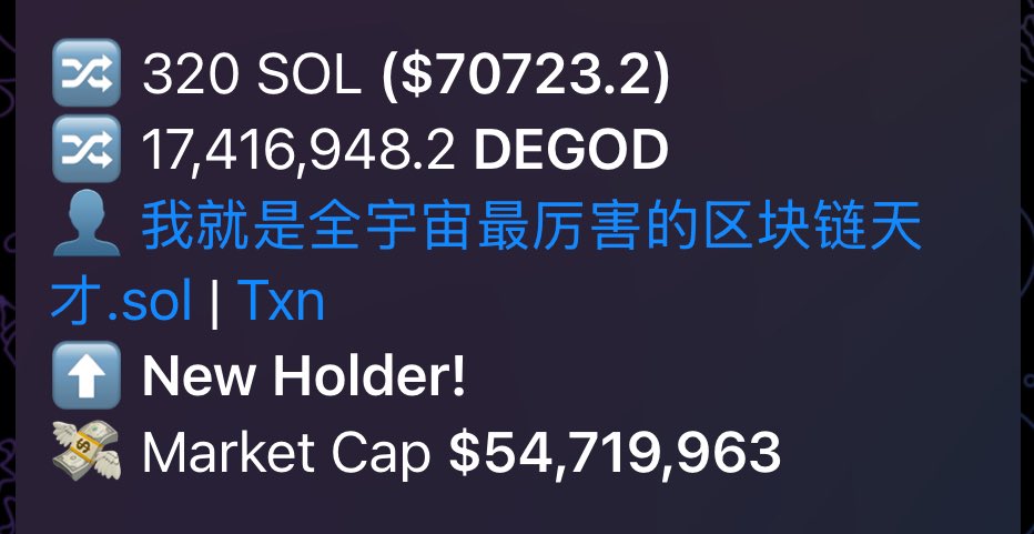 Someone just bought 70k worth of $degod

degod mode