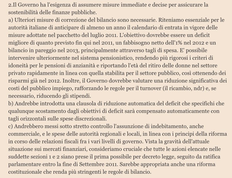 AlbertoBagnai's tweet photo. Questa la sua lettera alla BCE, che il PD eseguì alla lettera (qui l’originale: https://t.co/J7yBt2MQ6l; qui la versione con a fronte il programma del PD: https://t.co/b1uyUeaaV9). Che vergogna! Che vergogna! https://t.co/ch6esI3eQV