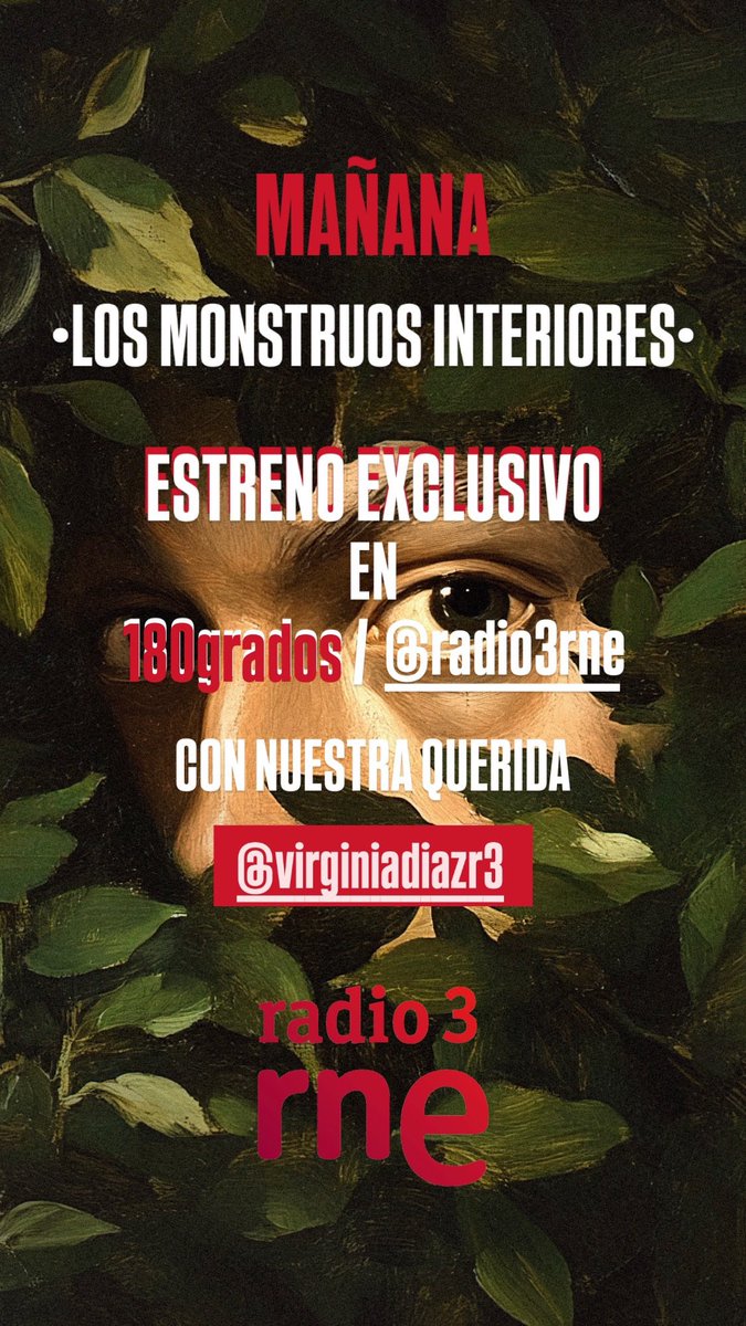Mañana estrenamos el Capítulo 3 - Los Monstruos Interiores

<a href="/VirginiaDiazR3/">Virginia Díaz</a> <a href="/radio3_rne/">Radio 3</a>