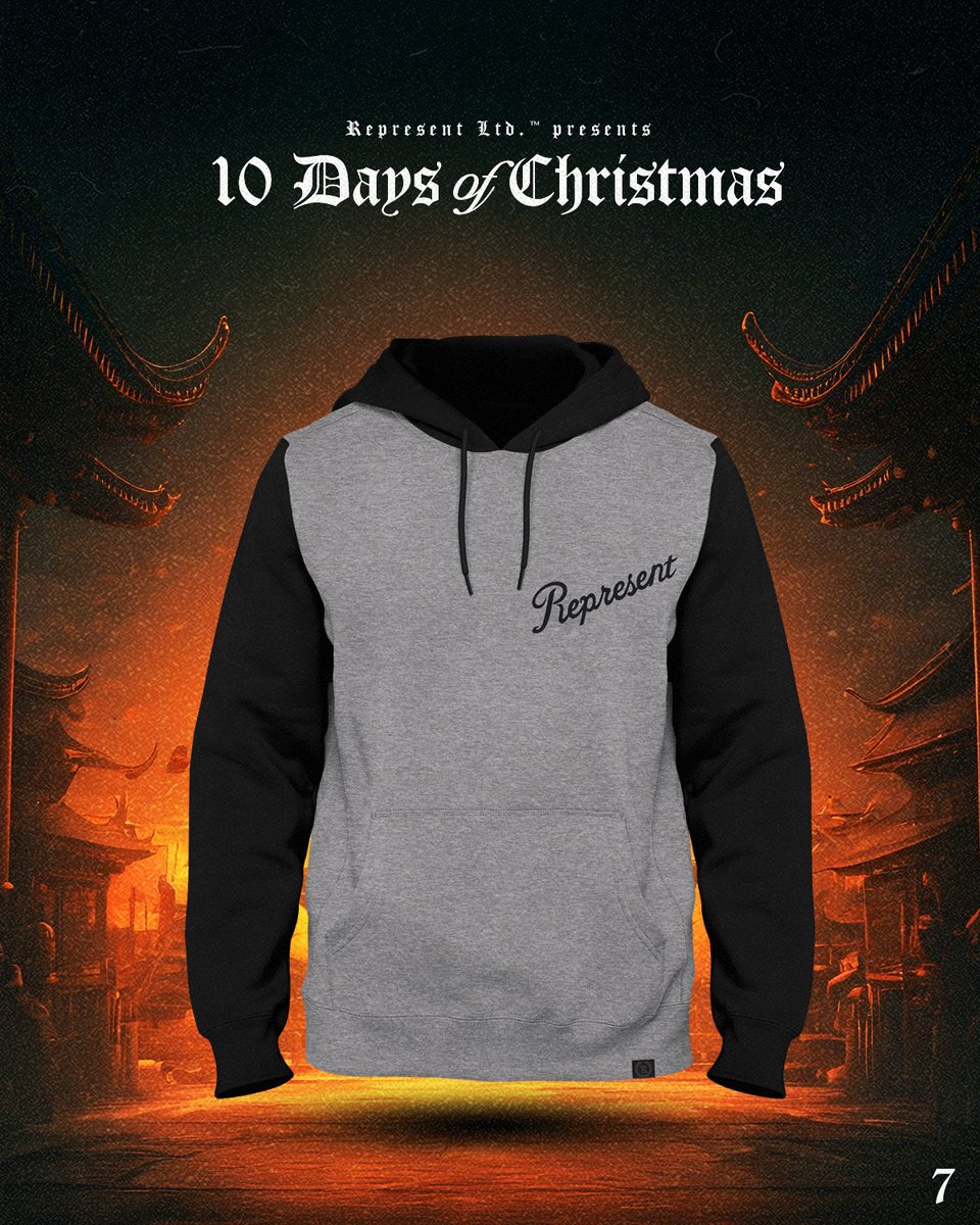 RepresentLTD's tweet photo. DAY 7
Slanted Puffed heavyweight hoodie, available in two-tone and solid Heather gray // https://t.co/12zE0GA40P
#represent
#10daysofxmas
#slanted
#neverestablished
#madexreal
REPRESENT // 10 DAYS OF XMAS https://t.co/503loI50K7