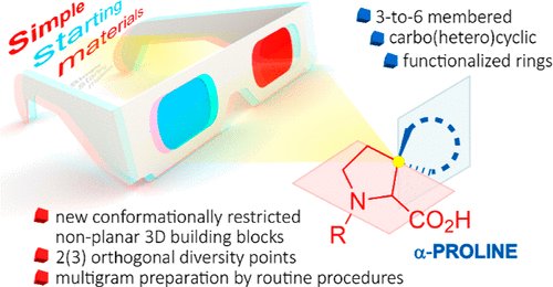 New spirocyclic proline analogues via a robust synthesis approach. 

doi.org/10.1021/acs.jo…