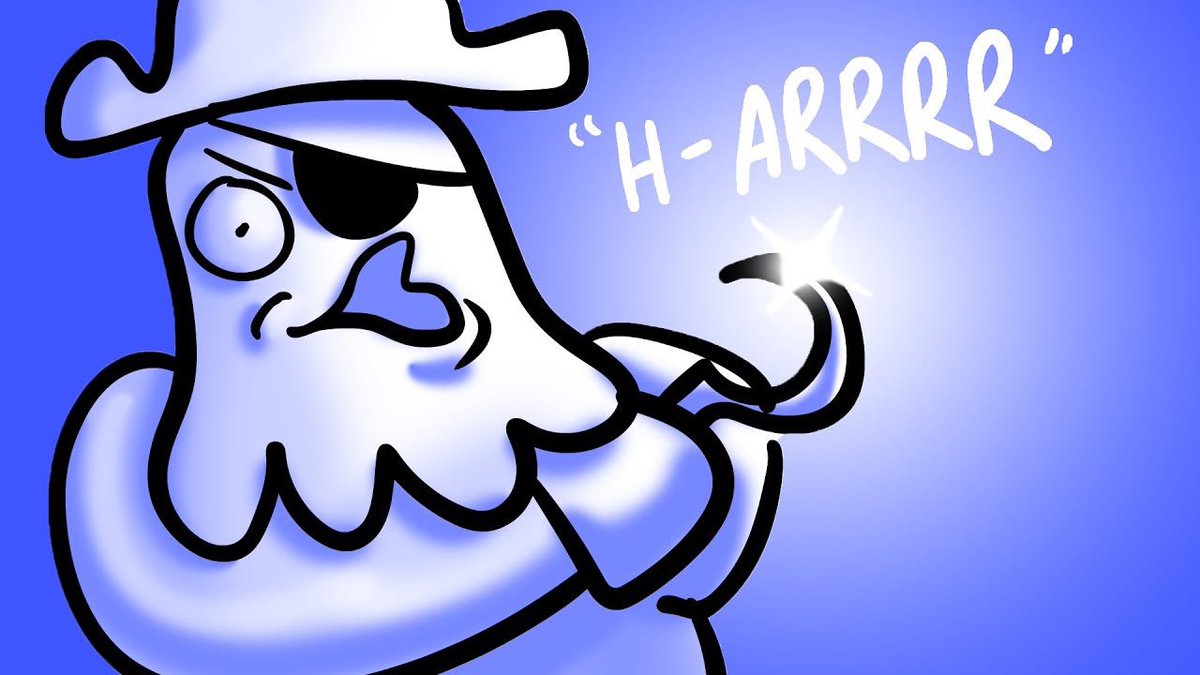 "H-ARRRR" - <a href="/DrawfeeShow/">Drawfee Show</a> 
youtu.be/4SU05-42cHo