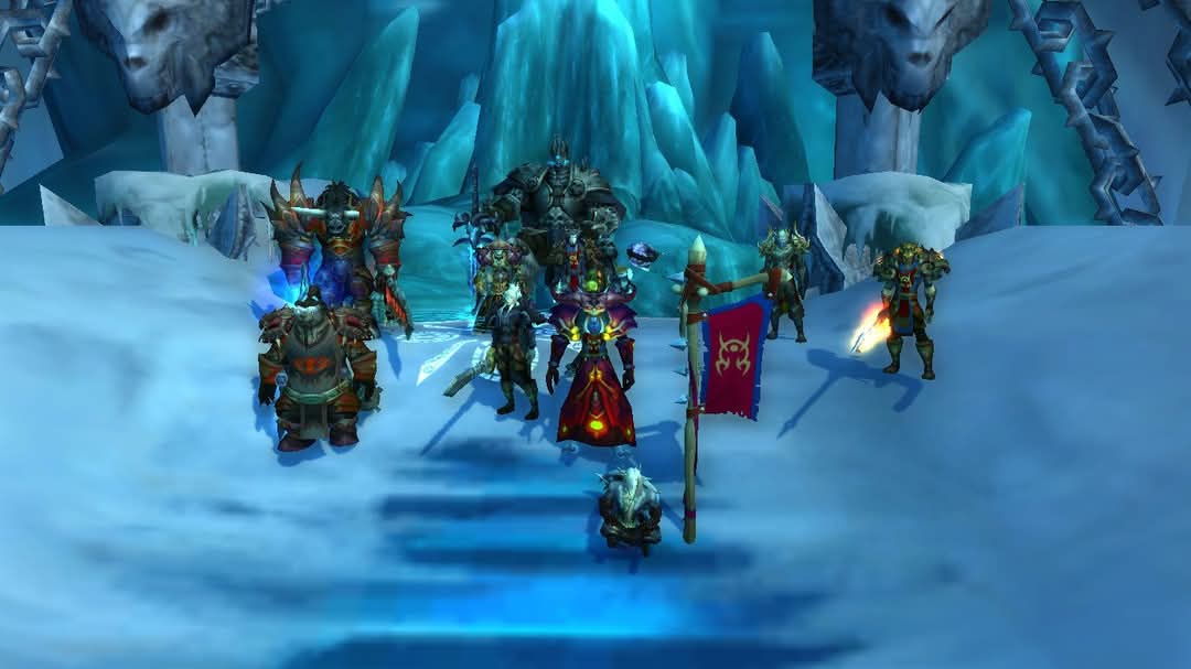 DoppelxGanger's tweet image. Haciendo logros con mis Guildies en #ICC, pero el momento más épico fue cuando miembros de 3 guilds aprox jugamos hasta las 6AM, tratando de obtener el Protodraco en #Ulduar, antes que lo eliminaran del juego, supuestamente (pero nunca pasó 😆). Gosh! el Warrior estaba OP antes.