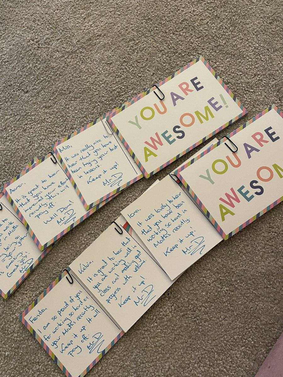 Another 39 personalised notes written for positive achievements and effort in Maths over the past month. 
Are you getting one? 
<a href="/ArmadaleAcademy/">Armadale Academy</a> <a href="/Mrs_NBH/">Mrs B-H</a>