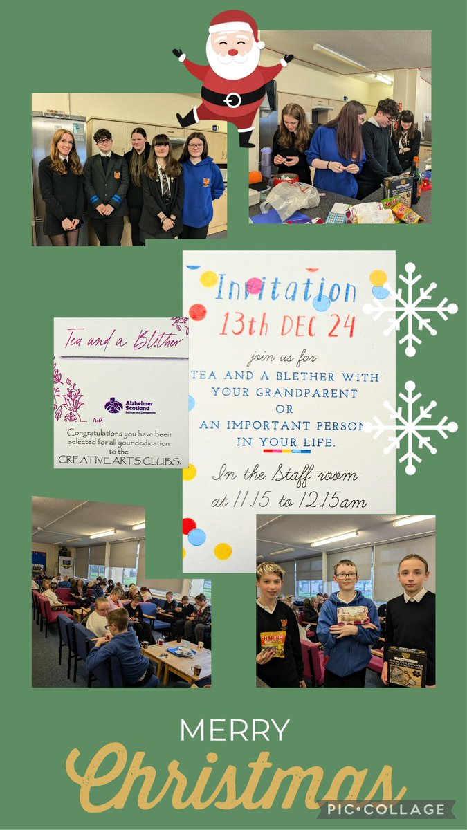 Mrs Reids Class (@irvineroyalart) on Twitter photo December's 'Tea and a Blether' was hosted by the S6 prefects for the last time. What a great team you are. Thanks to all the grandparents and family who came to celebrate their young people in the <a href="/iRoyal_Creative/">Irvine Royal Creative Arts</a> Faculty. <a href="/IrvineRoyalAcad/">Irvine Royal Academy</a> #festivecheer π
π€Άβπ© December's 'Tea and a Blether' was hosted by the S6 prefects for the last time. What a great team you are. Thanks to all the grandparents and family who came to celebrate their young people in the <a href="/iRoyal_Creative/">Irvine Royal Creative Arts</a> Faculty. <a href="/IrvineRoyalAcad/">Irvine Royal Academy</a> #festivecheer π
π€Άβπ©