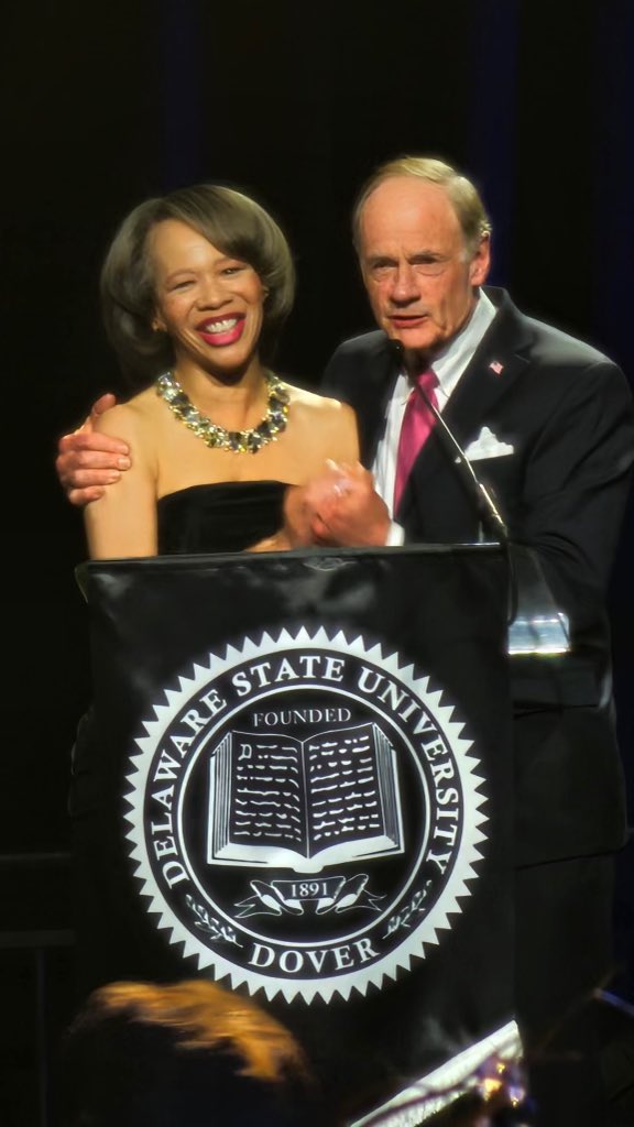 Lisa Blunt Rochester (@lisabrochester) on Twitter photo It was such a joy to see Tom Carper honored at the DSU Scholarship Ball last night â¤ď¸đ Thank you for all you have done to support <a href="/DelStateUniv/">Delaware State University</a> throughout your incredible career in public service. It was such a joy to see Tom Carper honored at the DSU Scholarship Ball last night â¤ď¸đ Thank you for all you have done to support <a href="/DelStateUniv/">Delaware State University</a> throughout your incredible career in public service.