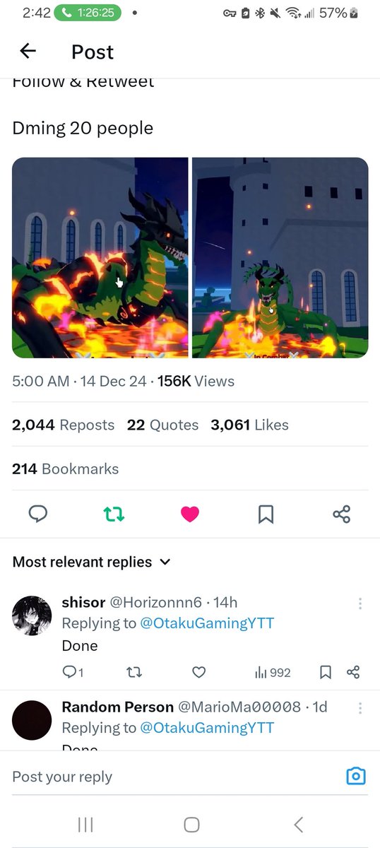 Rengoku1M's tweet photo. @OtakuGamingYTT Done https://t.co/42quM6sPwD
