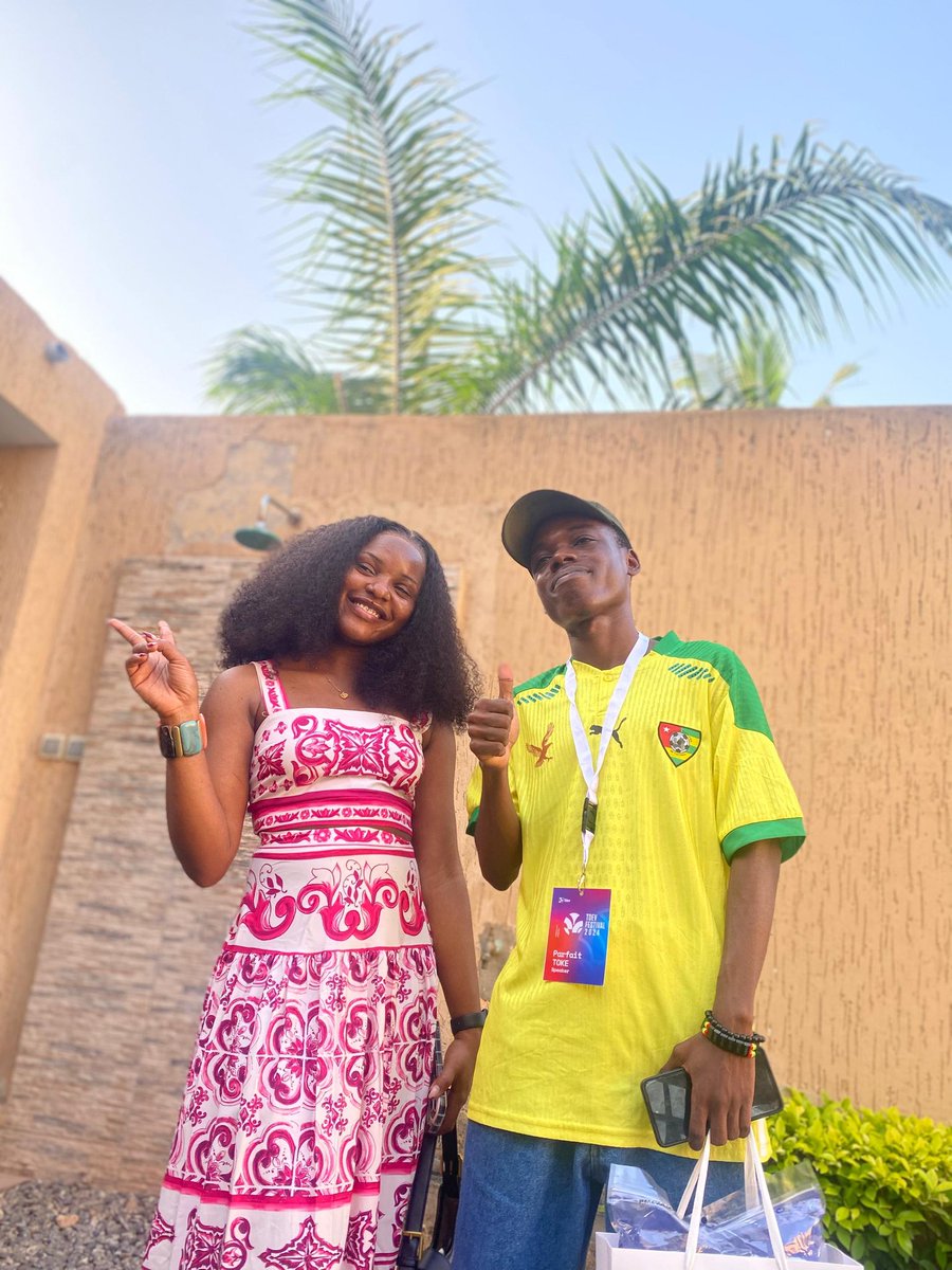 docteur_parfait's tweet image. The Tech Pastor with the open source lady @IkegahRuth at #TDEVFEST24 🇹🇬🇳🇬