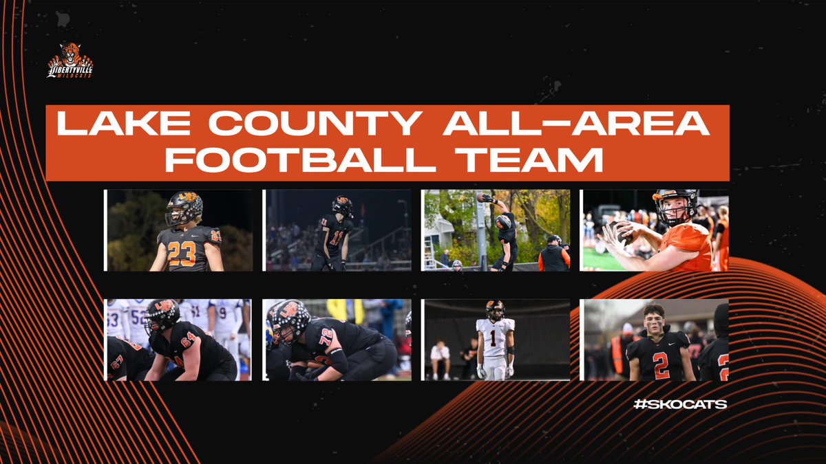 Congrats to our Libertyville Wildcats who made the Daily Herald 2024 Lake County All-Area Team!

Caleb Baczek
Stevan Gavric
Blaise LaVista
Quinn Schambow
Rhett VanBoening
Myles Batesky (HM)
Sam Seth (HM)
Mason Strader (HM)

Proud of you all! SKO!!