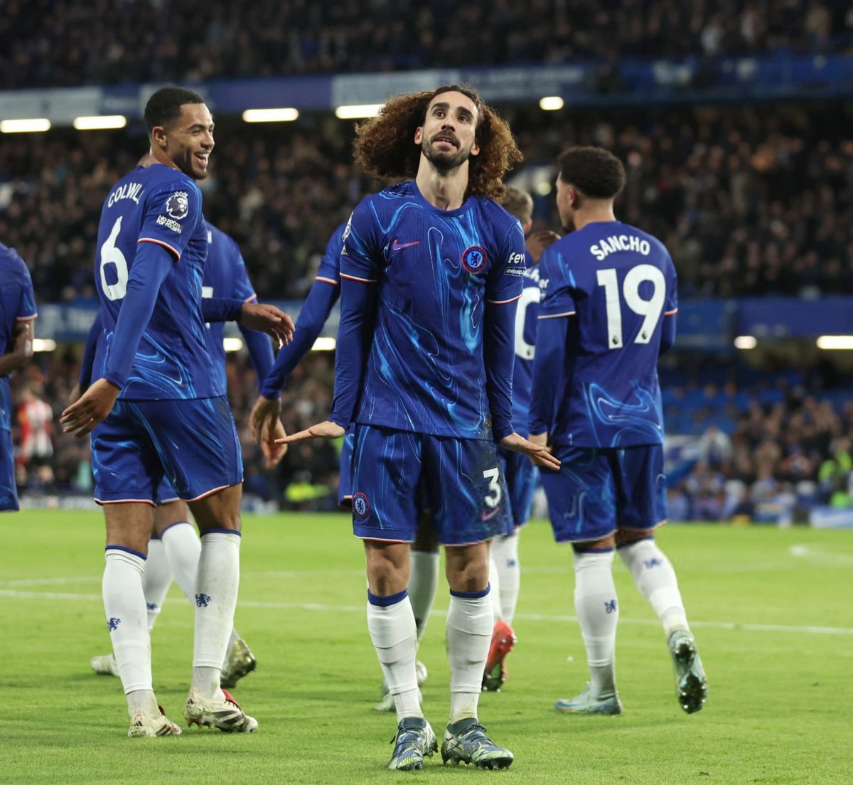 ChelseaIndia's tweet photo. Cucurella's late goal puts Chelsea on the driving seat at the break.

Half Time:

Chelsea 1 - 0 Brentford #CHEBRE https://t.co/fW3kf6DIVi