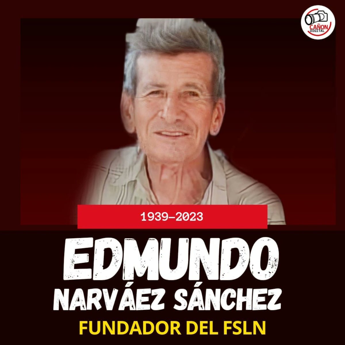 A un año de su paso a la inmortalidad el Cro.Edmundo Narváez Sánchez fundador del FSLN , un hombre humilde,  trabajador de oficio sastre que se integro a todos los movimientos de la lucha contra la dictadura. 

#Nicaragua
#LaPatriaLaRevolucion