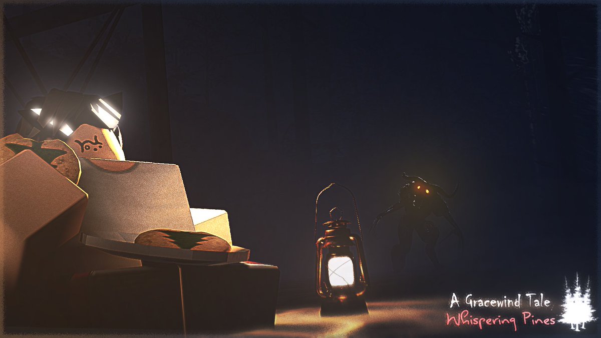 WP_RBLX's tweet photo. The air has a sort of electrical smell, like right before a storm.
What was in the forest had ran off in fear. Maybe it would be wise for you to do the same..

https://t.co/WJdwOenmPd

Render by RXQ_TheRake.
#ROBLOX #RobloxDev #RobloxHorror #horror #horrorgame https://t.co/RpTuu9ziK7