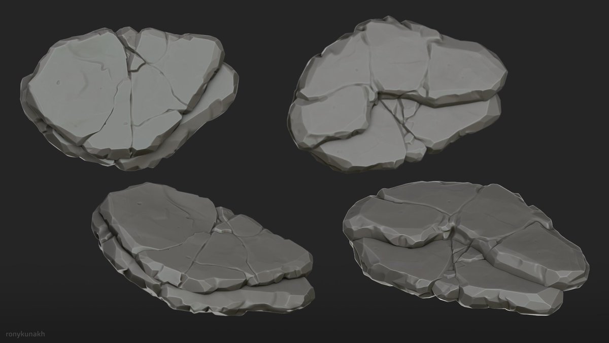 Stylized asset/prop sculpt practice #2 #roblox #robloxdev #zbrush