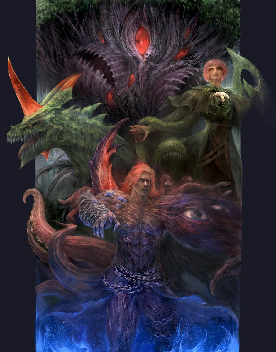 arizdigitalart's tweet photo. I painted Abyssos bosses,
from Pandæmonium raids

#ffxivart https://t.co/nzPMoMqY9x