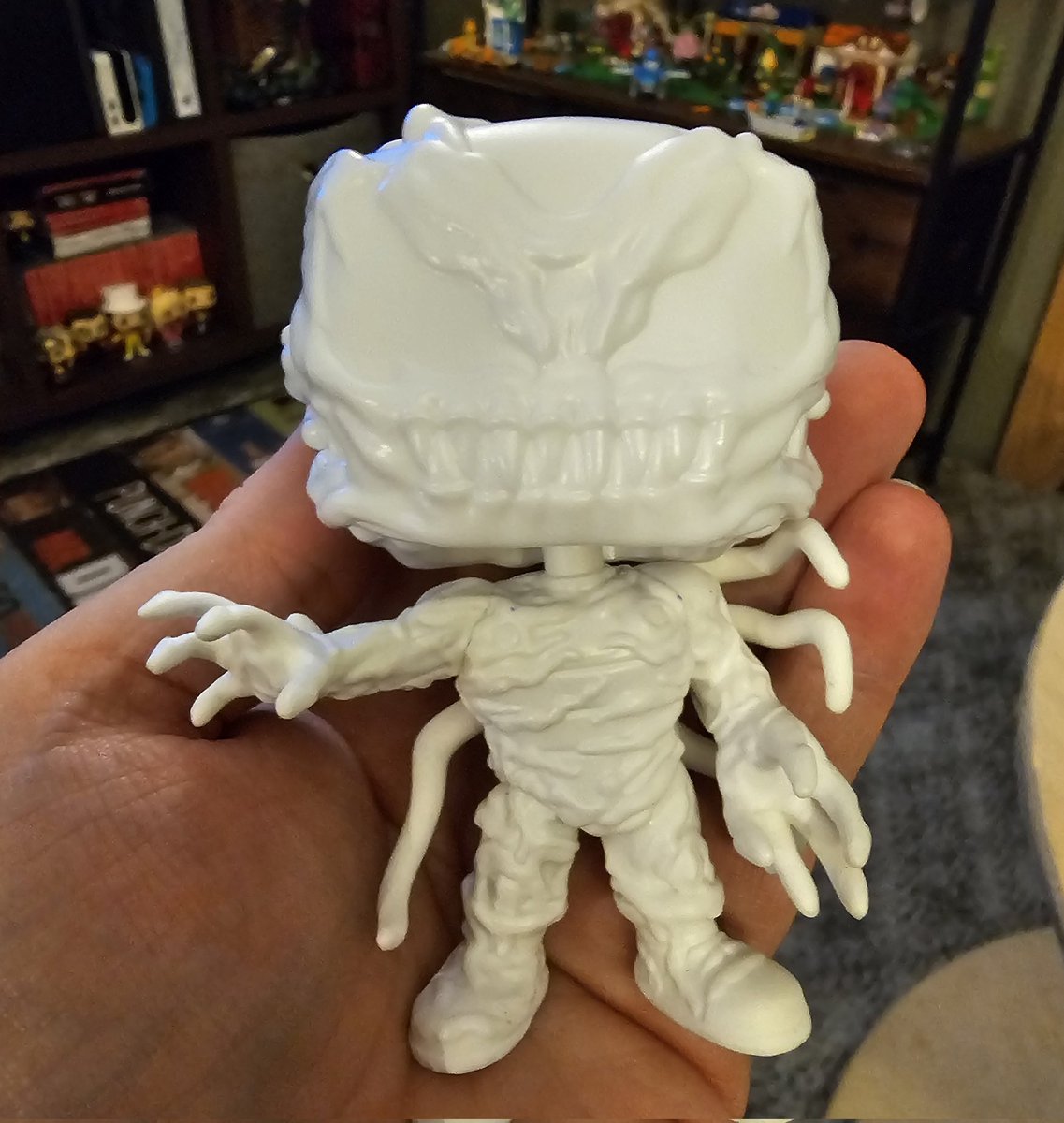 IAmMrsNezbitt's tweet photo. @DisTrackers Got my mystery proto from rewards! Carnage Iron Man! https://t.co/U2WwdgQkt1