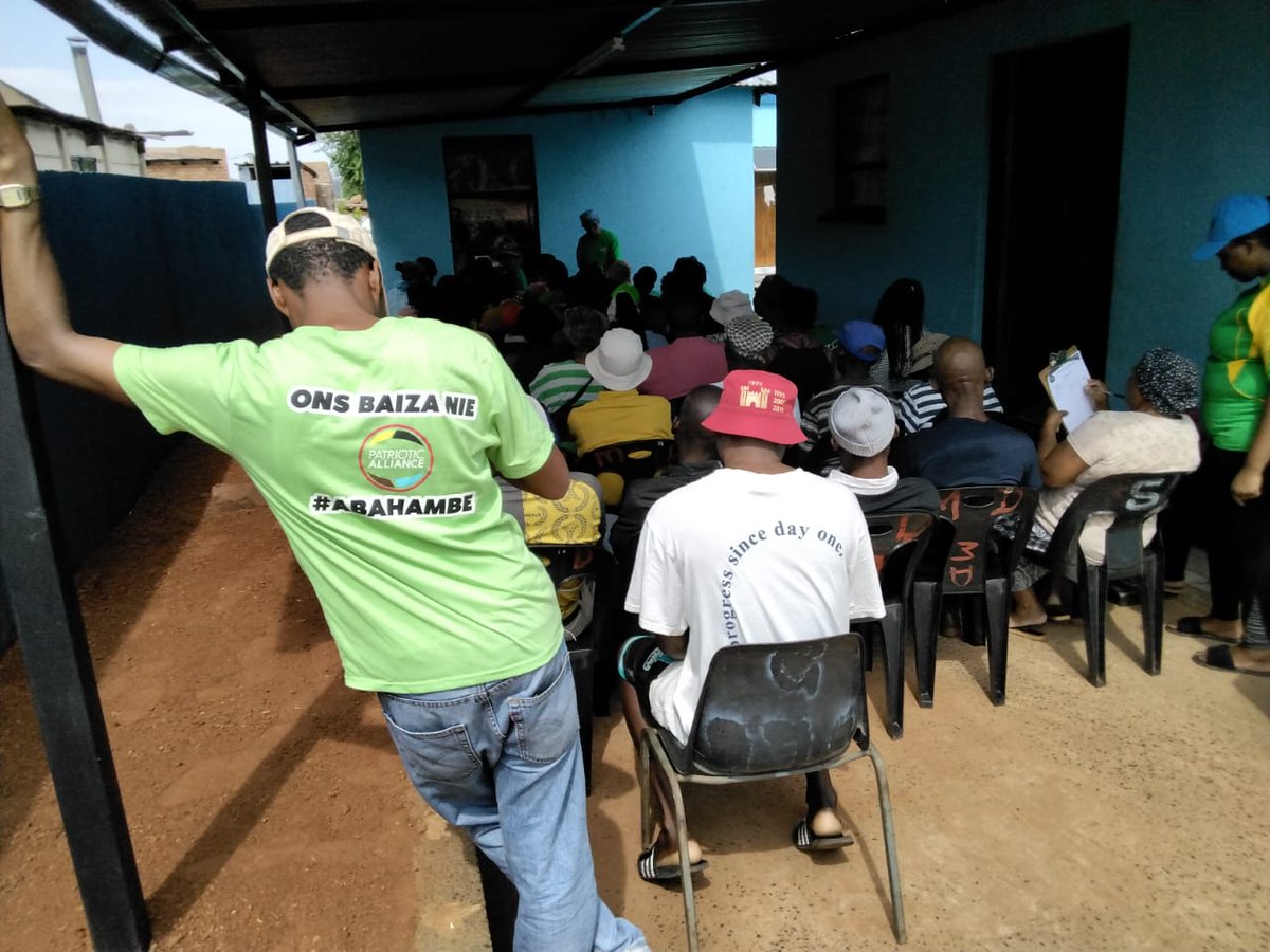 PA Prep-meeting 15/12/2024 at my base ward 19 to launch Patriotic Alliance in Steve Tshwete nkangala Region Mp