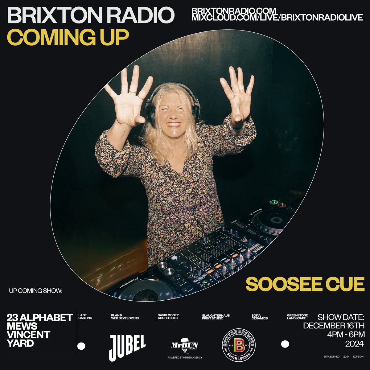 Live streaming Future Jungle from Brixton Radio from 4pm Mon 16 Dec 
mixcloud.com/live/brixtonra…
#brixtonradio #brixton #lambeth #london #sw9 #sooseecue #radioshow #radio #internetradio  #mixcloudlive #radiostation #jungle #junglemusic  #livestreaming #airwaves #monday #December