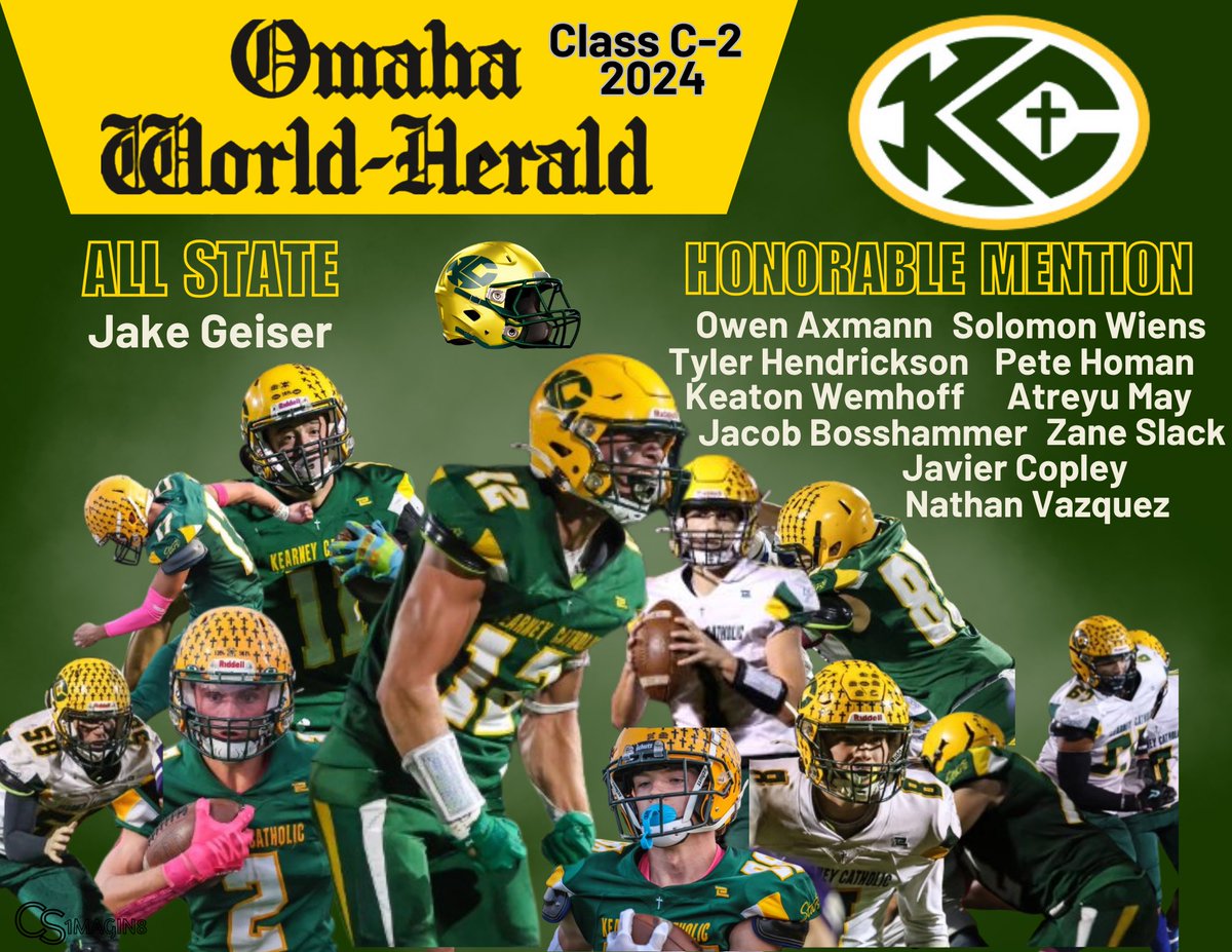 Cody Samuelson 🏈⭐️ (@coachsamuelson) on Twitter photo The Omaha World-Herald named All State teams today. 11 <a href="/KCStarsFootball/">KC Football🏈</a> players were included. Congratulations <a href="/JakeGeiser12/">Jake Geiser</a> <a href="/Owen_Axmann0/">Owen Axmann</a> <a href="/Sollythekicker/">Solomon Wiens</a> <a href="/keaton_wemhoff/">Keaton Wemhoff</a> <a href="/TreyRMay/">Atreyu May</a> <a href="/Jakeboss01/">Jake</a> <a href="/CopleyJavier_72/">Javier Copley</a> <a href="/NathanV02741324/">Nathan Vasquez</a> #choice #discipline The Omaha World-Herald named All State teams today. 11 <a href="/KCStarsFootball/">KC Football🏈</a> players were included. Congratulations <a href="/JakeGeiser12/">Jake Geiser</a> <a href="/Owen_Axmann0/">Owen Axmann</a> <a href="/Sollythekicker/">Solomon Wiens</a> <a href="/keaton_wemhoff/">Keaton Wemhoff</a> <a href="/TreyRMay/">Atreyu May</a> <a href="/Jakeboss01/">Jake</a> <a href="/CopleyJavier_72/">Javier Copley</a> <a href="/NathanV02741324/">Nathan Vasquez</a> #choice #discipline