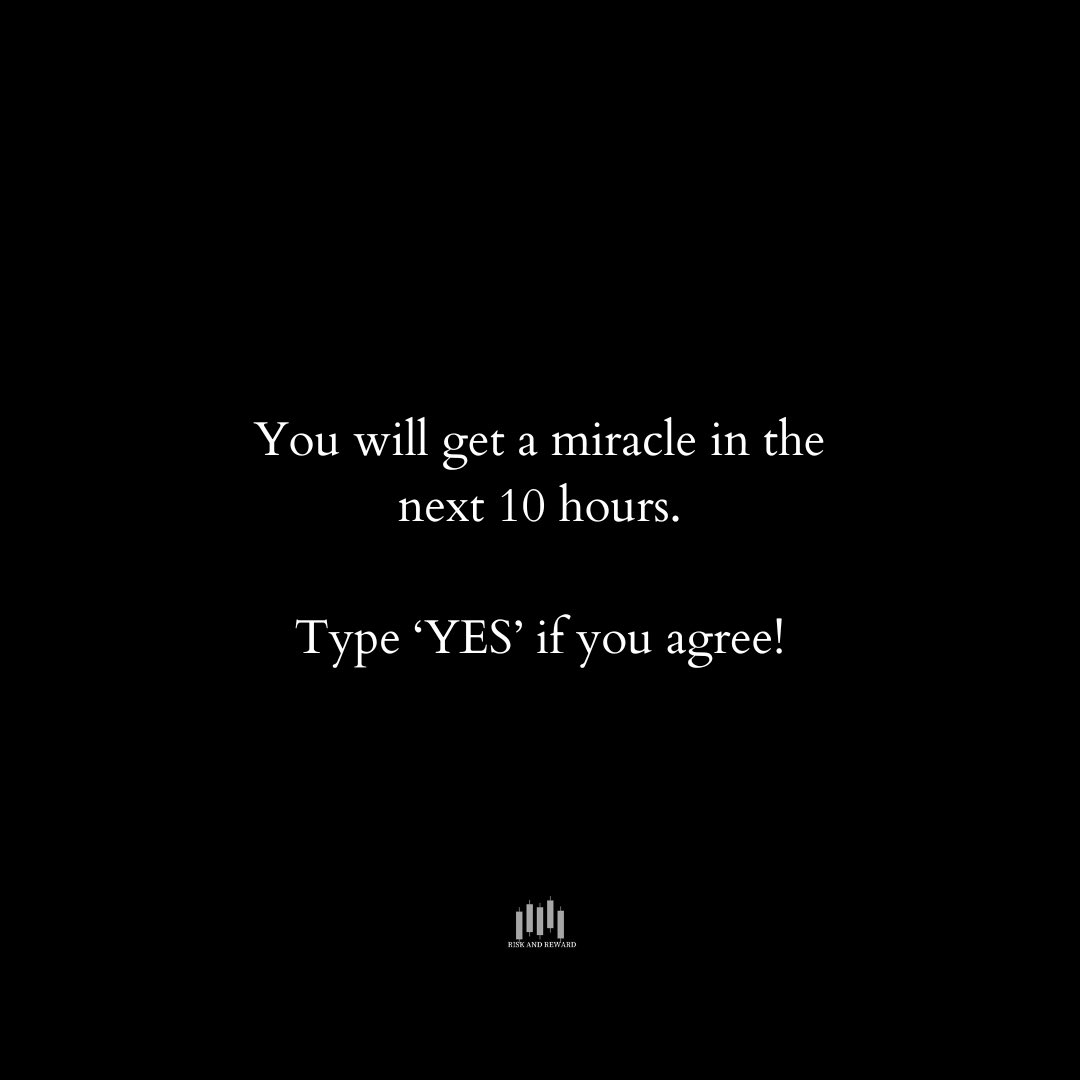 risk_andreward's tweet photo. Type 'YES' if you agree!

Follow @riskandreward1111 for more!!! https://t.co/7kBC7W5i4I