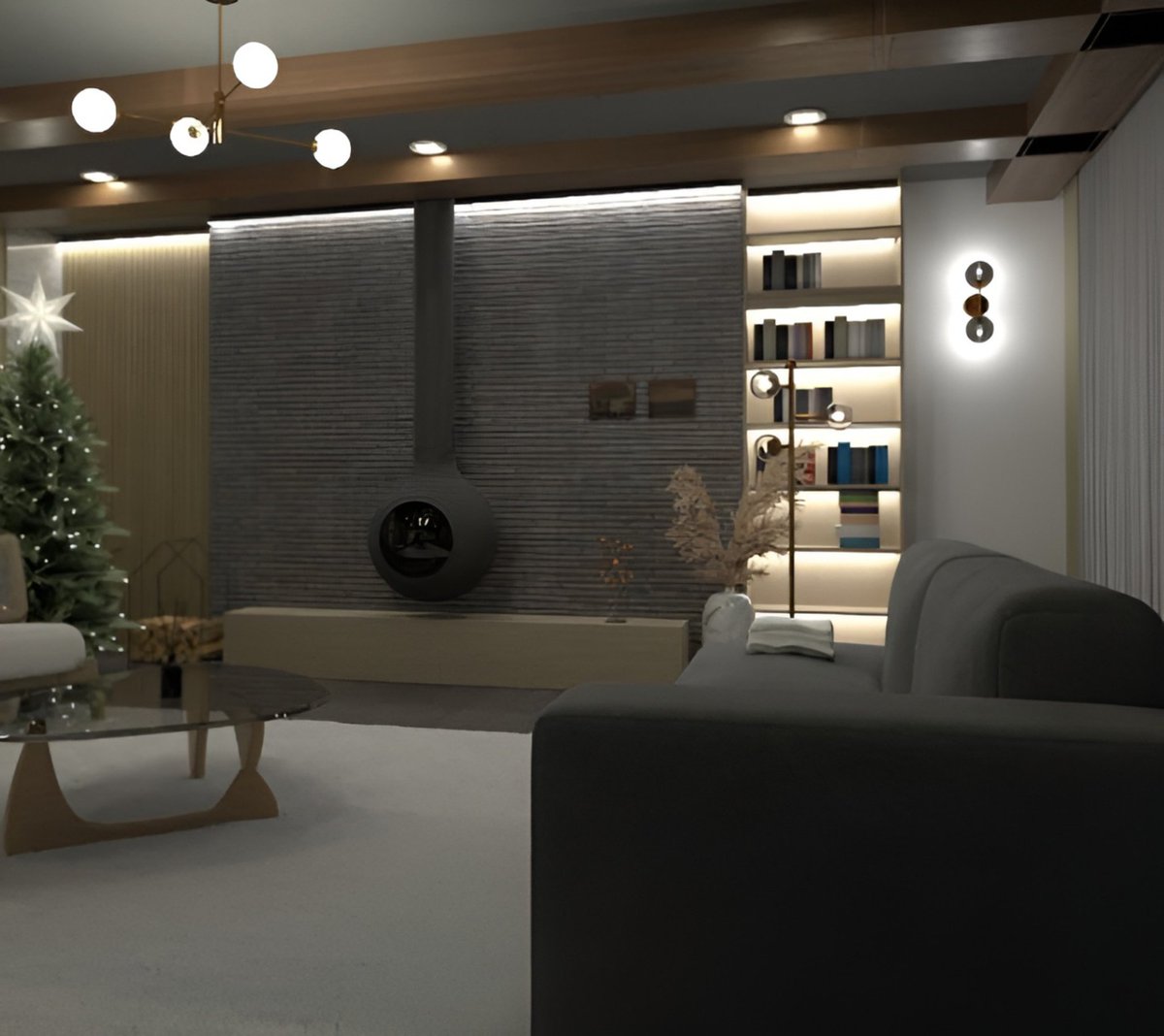 24_AlexanArch's tweet photo. @gyaigyimii 3D visualization of a Christmas Livingroom Interior ⛄.. https://t.co/7zxzAEWD7w