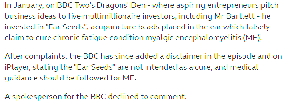 Revolvix's tweet image. The BBC does a hit piece on Diary OF A CEO's Stephen Bartlett, also the BBC spokesperson declined to comment on something it aired itself??
#StevenBartlett