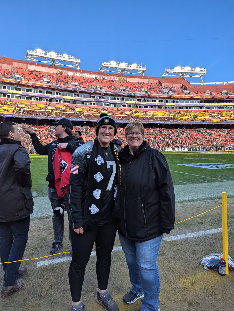 Great time at Army/Navy game!! We'll sing second next year ⚔️🏈 #GoArmy