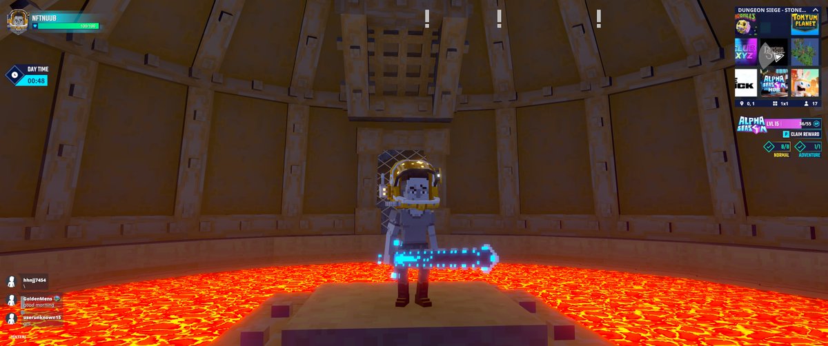 Watching Firebreather Sonia perform in Open Circus in <a href="/TheSandboxGame/">The Sandbox</a>. Talk about playing with fire! 🔥🎪 register-landings.sandbox.game/alphaseason4-s… #TheSandbox #AlphaSeason4 #AS4SocialChallenge