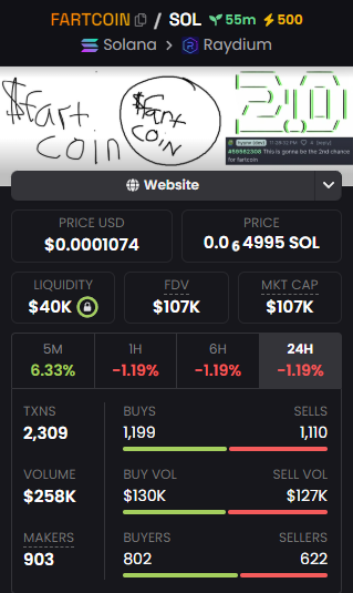 This is gonna send🚨🚨🚨

Same Dev as OG Fartcoin and Shitcoin

Fartcoin 1.0 - $603M Mc 
Shitcoin - $3M mc 

Fartcoin 2.0 - $$$$$$$$$$$🚀

3YDTmGsV6m1RSSvhw4jicteE9d6jRtAWVBYa26Wspump

t.me/Fartcoin_2

#memecoin #Crypto #100xgem $PEPE $BONK $DEGEN $GOAT $WIF $BRETT $MOG