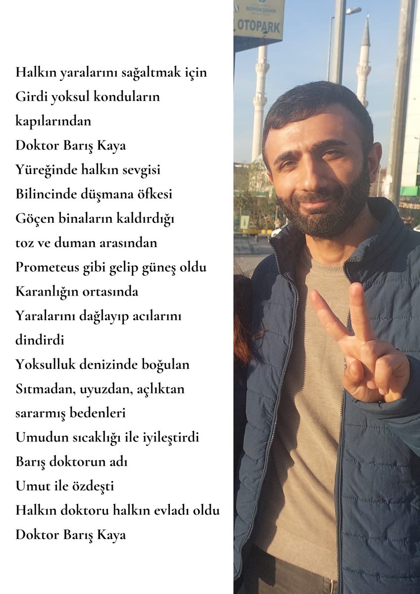 direnisler_m's tweet photo. Direnişler Meclisi:
 #Bursa @_GrupYorum Halk Korosu
Hukuksuz Bir Şekilde Açığa Alınan, Halkın Doktoru @prof_bariskaya İçin Kolektif Bir Şiir Yazıp Seslendirdi!
"...halkın yaralarını sağaltmak için
girdi yoksul konduların kapılarından 
Doktor Barış Kaya"
@Halkicinsaglik_ https://t.co/om4R1uMxOt