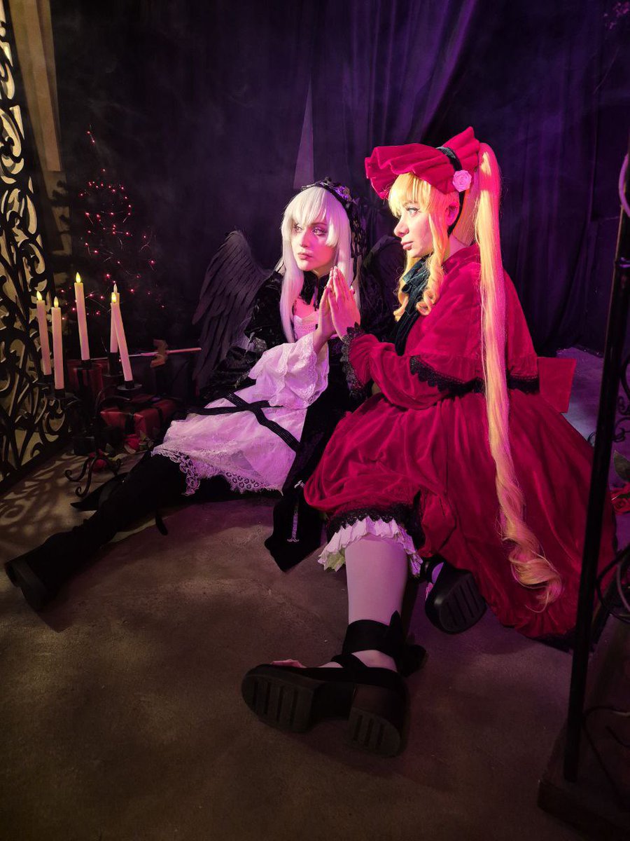 stayslay's tweet photo. Not sure how alive I am 
Rozen maiden with @MarinaTinker 🥀 https://t.co/N4F0U5IcW4