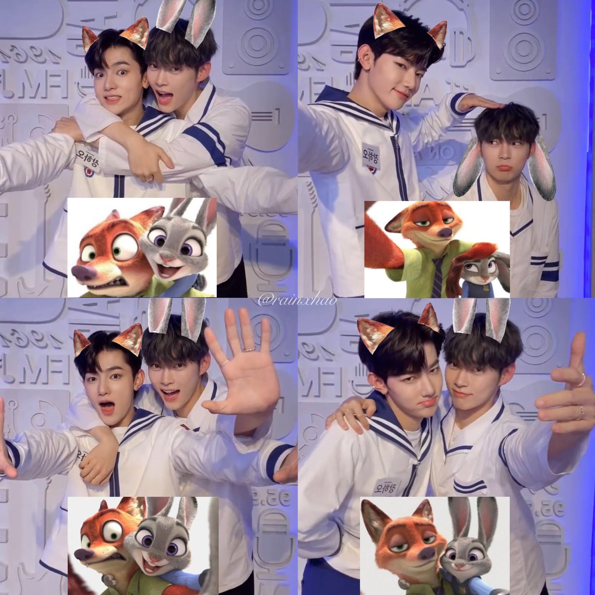 alwaysluvzh's tweet image. 닉주디네컷 하오빈 너무너무 귀여워요…