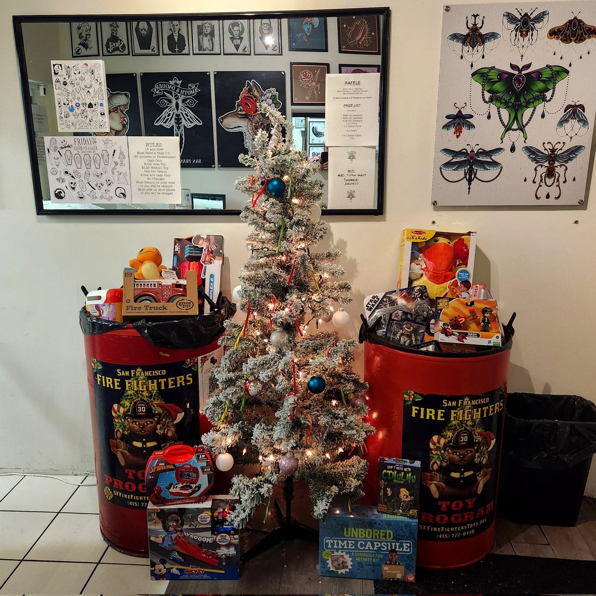YuhsinTattoos's tweet photo. Thank you to everyone who came to our Toy Drive and donated 🥹 https://t.co/WMY0Vrrayw