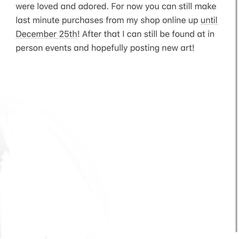 It’s not goodbye forever though!