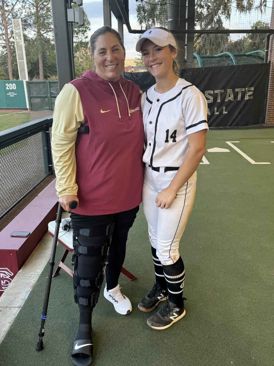 Thank you so much <a href="/FSU_Softball/">Florida State Softball 🥎</a> for having me at the winter camp today! i learned alot of new techniques from the players and coaches! <a href="/mje_51/">Michaela Edenfield</a> <a href="/FSU_CoachWilson/">Travis Wilson</a> <a href="/Coach_Alameda/">Lonni Alameda</a> <a href="/TCam_FSUSB/">Troy Cameron</a> <a href="/NGHSVIKINGSB/">Northgate High Softball</a> <a href="/ICWhitley/">Impact Caymol Whitley</a>